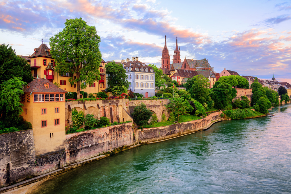 Basel, Switzerland - Rhine River Boat Trip